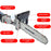 Powerful 11.5 Inch Chainsaw Kit - gadgetszap