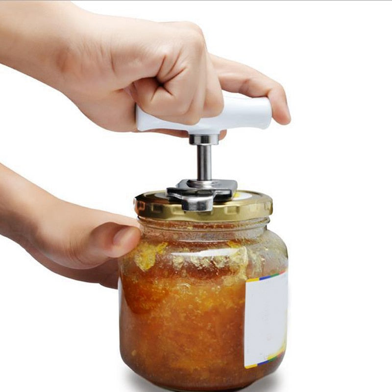 Stainless Steel Lids Off Jar Opener - gadgetszap