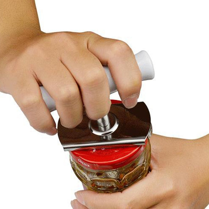 Stainless Steel Lids Off Jar Opener - gadgetszap