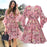 High Quality Hand Printed Floral Boho Dress Female Vestido Plus Size - Gadgetszap