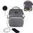 Large Capacity Nappy Bag with USB - gadgetszap