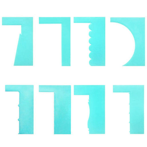 8-Style Cake Scrapers - gadgetszap
