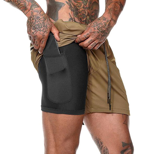 Secure Pocket Fitness Shorts - gadgetszap