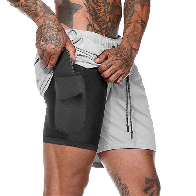 Secure Pocket Fitness Shorts - gadgetszap