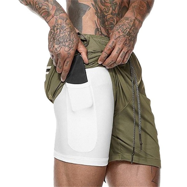 Secure Pocket Fitness Shorts - gadgetszap