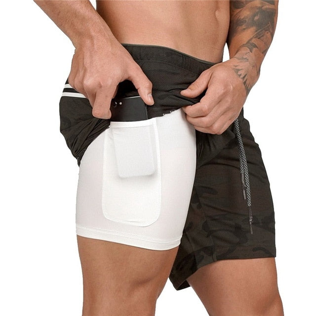 Secure Pocket Fitness Shorts - gadgetszap